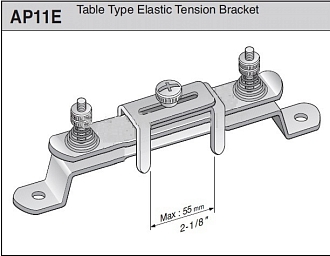 AP11E S286 Table type elastic tension bracket.           .