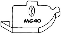 Фото MG40 Magnetic guide.       Линейка магнитная с ограничителем.