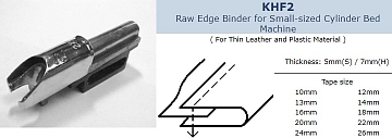 KHF2 26mm Binder for small-sized cylinder bed machine.    / .