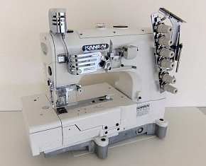Фото Плоскошовная промышленная швейная машина с плоской платформой Kansai Special NW-8803GMG 