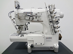 Фото Плоскошовная промышленная швейная машина с цилиндрической платформой NR-9803GP-UTA 