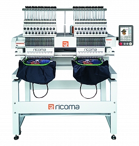 Фото Промышленная двухголовочная вышивальная машина RICOMA MT-2002-8S 500 x 360 мм