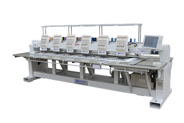 Промышленная десятиголовочная вышивальная машина VELLES VE 1210 FAS поле вышивки 500 x 800 мм
