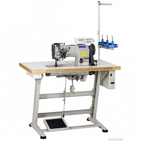 Фото Двухигольная прямострочная промышленная швейная машина Garudan GF-234-447MH