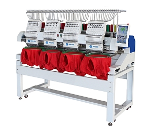 Фото Промышленная четырёхголовочная вышивальная машина VE 1504C-TS2 FREESTYLE поле вышивки 400 x 400 мм