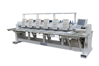 Промышленная четырёхголовочная вышивальная машина VELLES VE 1204 FAS поле вышивки 400 x 800 мм