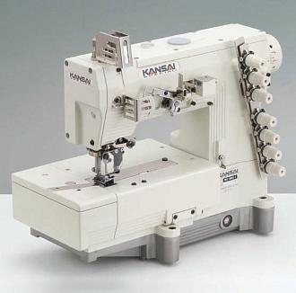 Плоскошовная промышленная швейная машина с плоской платформой Kansai Special WX-8842-1/CS-1 