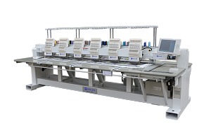 Фото Промышленная четырёхголовочная вышивальная машина  VELLES VE 1204 FAS поле вышивки 400 x 680 мм