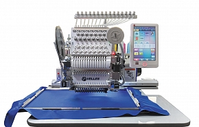 Фото Промышленная автоматическая вышивальная машина VELLES VE 21C-TS2 NEXT поле вышивки 510 x 400 мм c Sequin пайетки  и Cording шнур