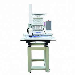 Фото Промышленная одноголовочная вышивальная машина VELLES VE 30 c устройством лазерной обрезки ткани поле вышивки 600х400 мм