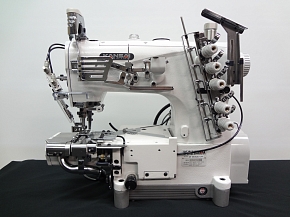 Фото Плоскошовная промышленная швейная машина с цилиндрической платформой Kansai Special NR-9803GA-UTA 1/4