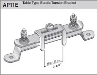 AP11E (S286) Table type elastic tension bracket.           .