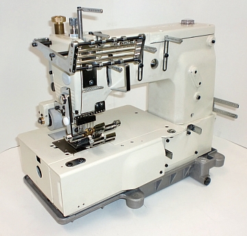 Многоигольная промышленная швейная машина Kansai Special DFB-1408PL для настрачивания лампасов